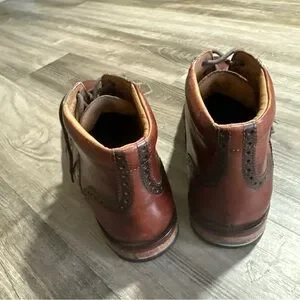 Cole Haan William’s Brown Leather lace up Wingtip Oxford boot sz 8 s-l400.jpg main image 3